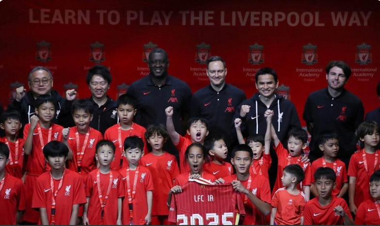 Liverpool Resmi Luncurkan Akademi Sepak Bola di Thailand